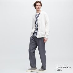 Брюки мужские UNIQLO 455497COL06 серые S (доставка из-за рубежа)