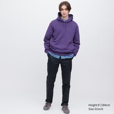 Брюки мужские UNIQLO 455483COL69 синие 36/34 (доставка из-за рубежа)