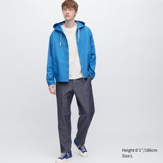 Брюки мужские UNIQLO 455497COL68 синие XL (доставка из-за рубежа)