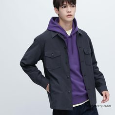 Куртка мужская UNIQLO 455093COL69 синяя 2XS (доставка из-за рубежа)