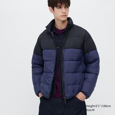 Пуховик мужской UNIQLO 456570COL68 синий M (доставка из-за рубежа)
