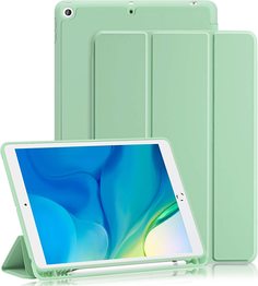Чехол-подставка для Apple iPad 10.2" (iPad 7/iPad 8/iPad 9), зелёный Surf Blaze