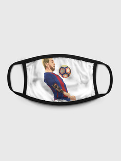 Многоразовая маска унисекс Burnettie Messi Football