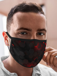 Многоразовая маска унисекс Burnettie Текстуры 3D Плиты