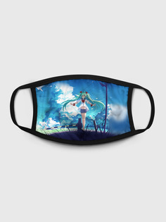 Многоразовая маска унисекс Burnettie Хацунэ Мику Под Летним Небом