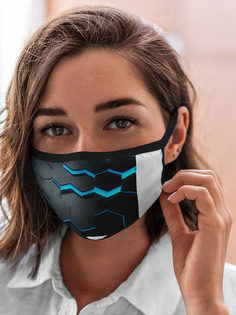 Многоразовая маска унисекс Burnettie Текстуры 3D Плиты
