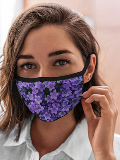 Многоразовая маска унисекс Burnettie Природа Фиолетовый Цвет Весны