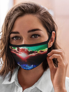 Многоразовая маска унисекс Burnettie Космос Закат Ночной