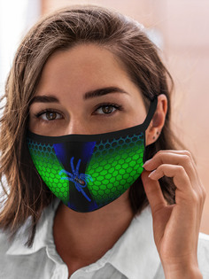 Многоразовая маска унисекс Burnettie Пауки Паук На Ночной Охоте