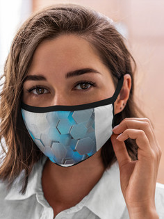 Многоразовая маска унисекс Burnettie Текстуры 3D Соты