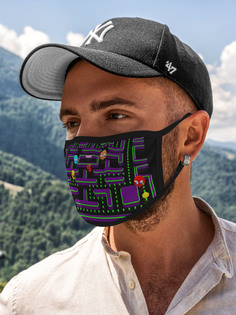 Многоразовая маска унисекс Burnettie Pac Man 3D