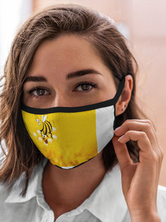 Многоразовая маска унисекс Burnettie Пчелы Лето. Пчелы. Мед