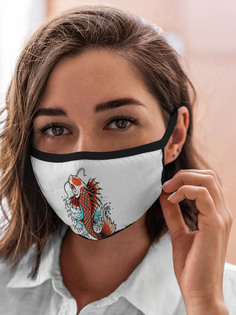 Многоразовая маска унисекс Burnettie Животные Карп Кои Япония