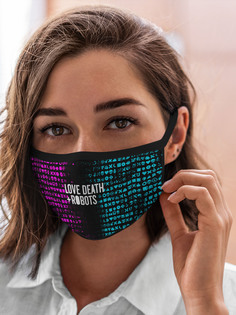 Многоразовая маска унисекс Burnettie Love Death And Robots Любовь Смерть И Роботы
