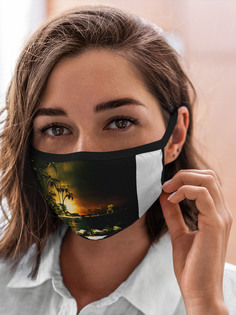 Многоразовая маска унисекс Burnettie Лето Райский Остров