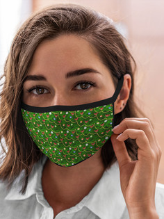 Многоразовая маска унисекс Burnettie Новый Год Новогодняя Елка С Игрушками