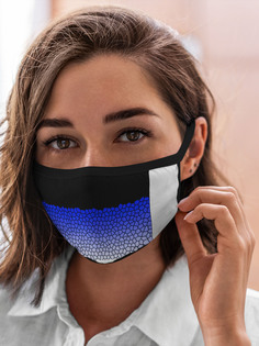 Многоразовая маска унисекс Burnettie Позитив Смайлы И Эмодзи Лень В Школу