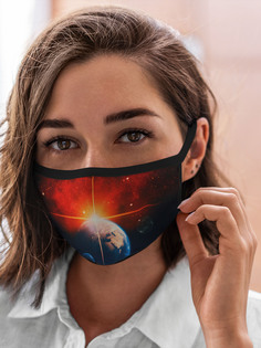 Многоразовая маска унисекс Burnettie Космос Земля 3D