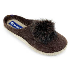 Тапочки женские Inblu 152316382 коричневые 39 RU