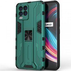 Противоударный чехол-подставка Epik Galvatron для Realme 8 / 8 Pro с защитой камеры