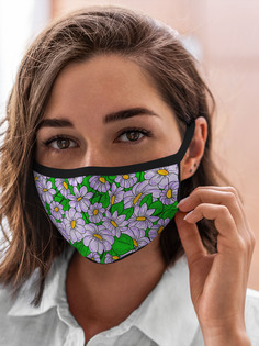 Многоразовая маска унисекс Burnettie Лето Цветы Лавандовые Ромашки