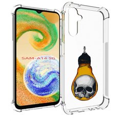 Чехол MyPads череп в лампочке для Samsung Galaxy A14 5G