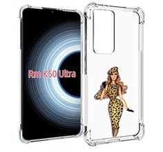Чехол MyPads леопардовое платье женский для Xiaomi 12T / Redmi K50 Ultra