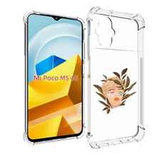 Чехол MyPads Tocco для Xiaomi M5 лицо-с-патчами