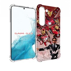 Чехол MyPads Тони-Старк-и-костюмы для Samsung Galaxy S23