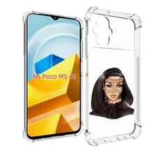 Чехол MyPads Tocco для Xiaomi M5 девушка-в-золотой-маске