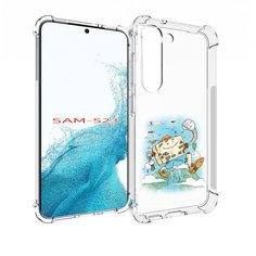 Чехол MyPads Счастливый чемодан для Samsung Galaxy S23