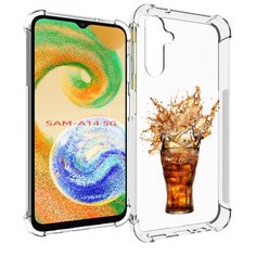 Чехол MyPads Кола-в-стакане для Samsung Galaxy A14 5G
