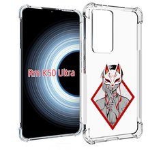 Чехол MyPads девушка в маске япония для Xiaomi 12T / Redmi K50 Ultra
