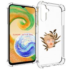 Чехол MyPads лицо-с-патчами для Samsung Galaxy A14 5G
