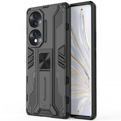 Противоударный чехол-подставка Epik Galvatron для Honor 70 с защитой камеры