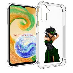 Чехол MyPads девушка-в-модном-длинном-платье женский для Samsung Galaxy A14 5G
