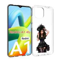Чехол Mypads Стройная-Девушка-В-Черном-Платье Для Xiaomi Redmi A1