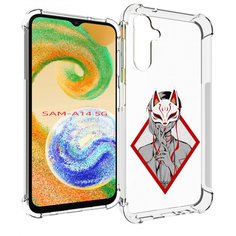 Чехол MyPads девушка в маске япония для Samsung Galaxy A14 5G