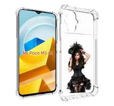 Чехол MyPads Tocco для Xiaomi M5 стройная-девушка-в-черном-платье