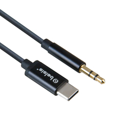 Кабель USB Type C -AUX 3.5 jack,24 бит/48 кГц.,Переходник Аудио Стерео,2.0 м,Belsis/BW1625
