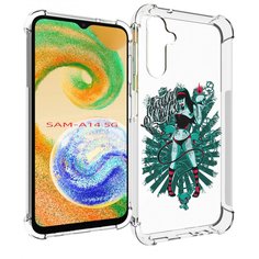 Чехол MyPads нарисованная девушка в татуировках для Samsung Galaxy A14 5G