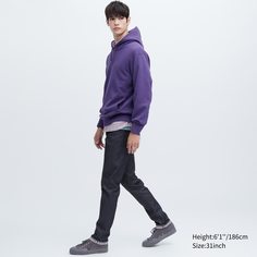 Брюки мужские UNIQLO 457579COL69 синие 36/34 (доставка из-за рубежа)