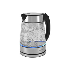 Чайник электрический Harper HWK-GM03 1.7 л серебристый, черный