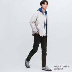 Брюки мужские UNIQLO 457579COL09 черные 34/30 (доставка из-за рубежа)