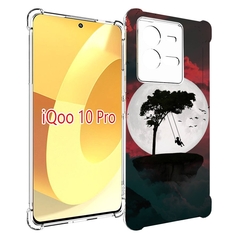 Чехол MyPads качели-над-пропастью для Vivo iQOO 10 Pro