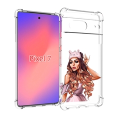 Чехол Mypads Девушка-С-Маской-Для-Сна Женский Для Google Pixel 7