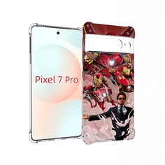 Чехол Mypads Тони-Старк-И-Костюмы Для Google Pixel 7 Pro
