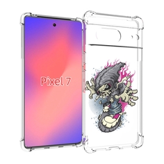 Чехол Mypads Нарисованный Скелет На Скейт Борде Для Google Pixel 7
