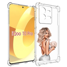 Чехол MyPads Роскошное-платье женский для Vivo iQOO 10 Pro