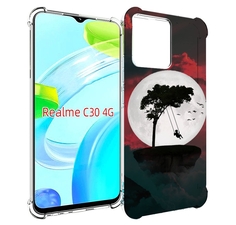 Чехол MyPads качели-над-пропастью для Realme C30 4G / Narzo 50i Prime